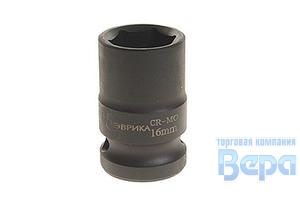 Головка 1/2" DR 17мм 6-ти гранная ударная ЭВРИКА