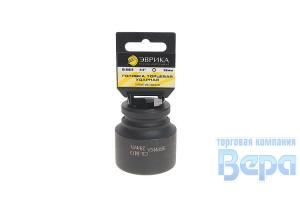 Головка 3/4" DR 38мм 6-ти гранная ударная Эврика (с держателем)