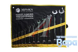 Набор ключей комб.трещоточных 12пр (6-32мм) на полотне