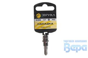 Насадка 1/4"DR филлипс РН3 (c держателем)