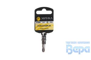 Насадка 1/4"DR позидрайв PZ3 (с держателем)