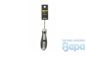 Отвертка крестовая магнитная РH0 (3х 75мм) магнитная (с держателем)