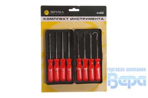 Набор шил 8пр. (1 шт.)+крючки (изогнутый, 45°, 90°)+отвертки (Sl 1/8, Ph #0, T15, T20)