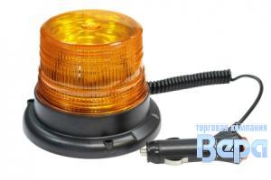 Маячок проблеск.'Стробоскоп' светодиод.30LED (h= 95мм.d=125мм) 12-24V на магните,в прик