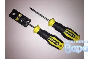 Отвертка крестовая магнитная РН3 (8х300мм) с держателем