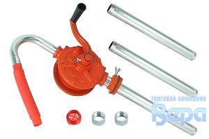 Насос для перекачки ГСМ бочковой ротационный (штанга d=32мм,ротор чугунный d=135мм)