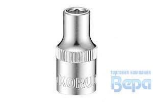 Головка 1/4" DR  5мм 6-ти гранная KORUDA