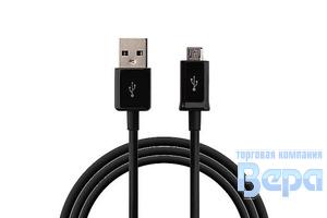 Кабель для зарядки USB (1м) 1A microUSB (черный)