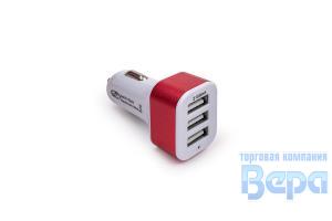 Зар.уст-во в прикуриватель для моб.устройств 3USB 12/24V 2100mA