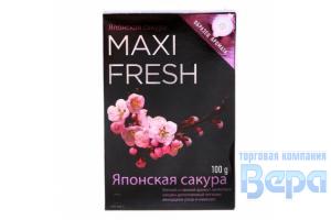 Ароматизатор под сиденье гелевый 'MAXI FRESH' (100 гр) Японская Сакура (с пробником)