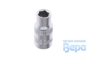Головка 1/4" DR  6мм 6-ти гранная AV Steel