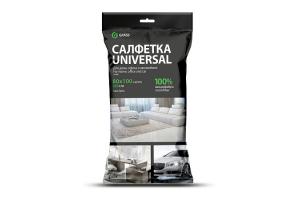 Салфетка-микрофибра 80 х 100 см, 320г/м махровое плетение впитывает  большой объем воды.