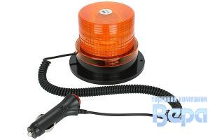 Маячок проблеск.'Стробоскоп' светодиод.40LED (h= 90мм.d=130мм) 12-24V на магните, в прикур.