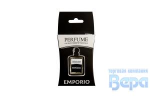 Ароматизатор-подвеска 'БУТЫЛОЧКА НА ШНУРОЧКЕ PERFUME' (5мл) `EMPORIO c пробником