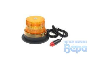 Маячок проблеск.'Стробоскоп' светодиод.24LED (h=62мм.d=131мм)  присоска+магнит+винты