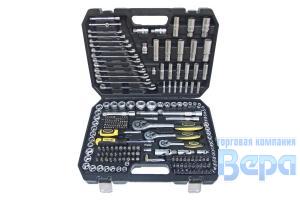 Набор инструмента 216 пр. 6-ти гр.головками 1/2",1/4"3/8"DR