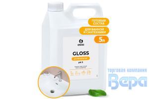 Очиститель для Ванной комнаты Gloss 5,3кг Prof (канистра) GraSS стены,раковины,унитазы