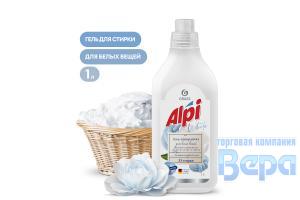 Средство для стирки Гель-концентрат  1,0л ALPI White gel (флакон) для Белых вещей  GraSS