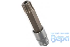 Насадка 1/2"DR торкс Т80х100мм ( с отверстием)