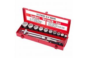 Набор инструмента  15 пр. 3/4" (металл.кейс) Профи. AV Steel