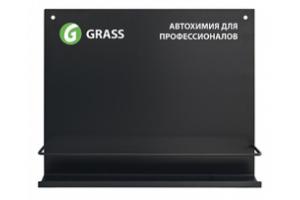 Полка металлическая подвесная (графит) GraSS